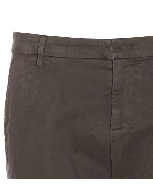 Dondup Gray Gaubert Pants for men