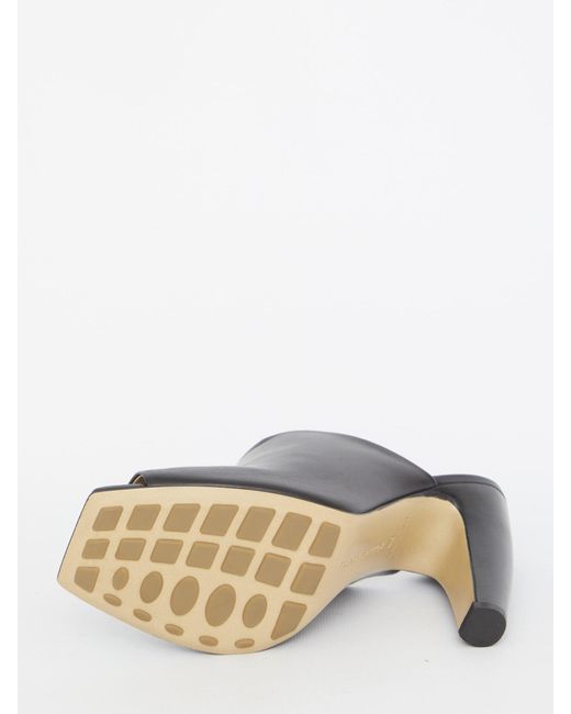 Bottega Veneta Gray Canalazzo Sandals