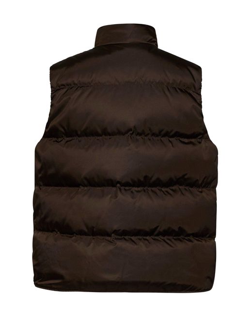 Prada Black Padded Vest Re-Nylon Recycled Polyamide Puffer Jackets