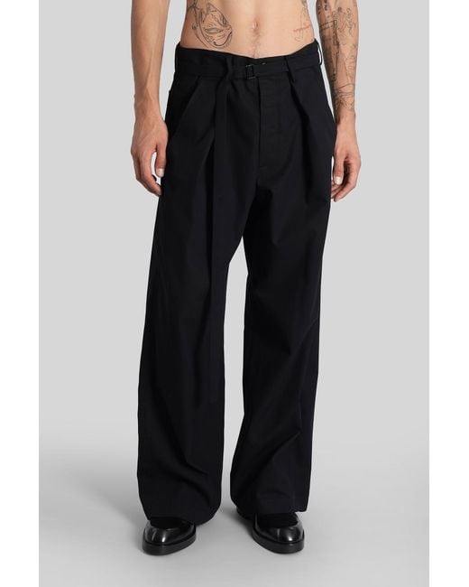 Ann Demeulemeester Black Norulf Pants for men