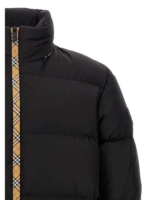 Burberry Black 'Snowdon' Down Jacket for men
