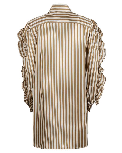 Max Mara Multicolor Manna Striped Dress