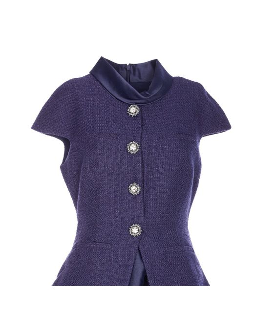 Self-Portrait Blue Dresses