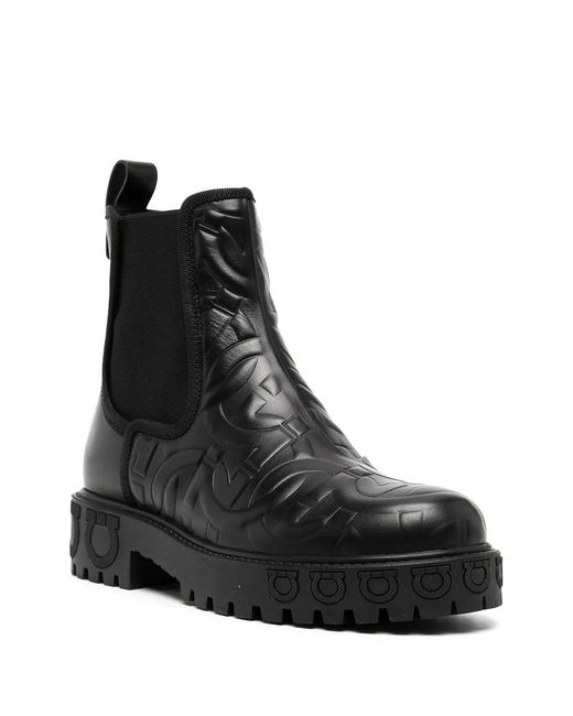 Ferragamo Black Ferragamo Varsi Ankle Boots