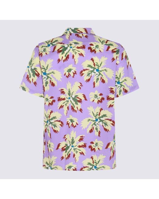Paul Smith Purple Multicolour Cotton Shirt for men