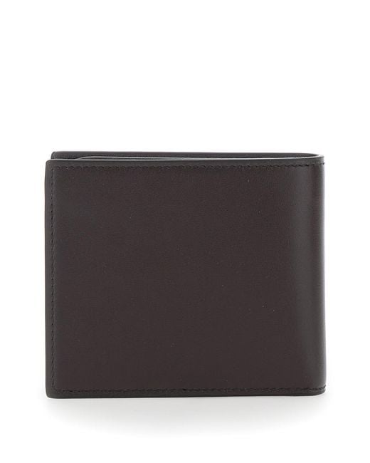 Gucci Black Bi-Fold Wallet With Horsebit Leather Calf for men