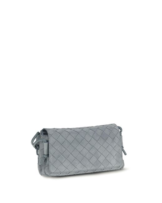 Bottega Veneta Gray Clutch Notturno Calf Leather Bags