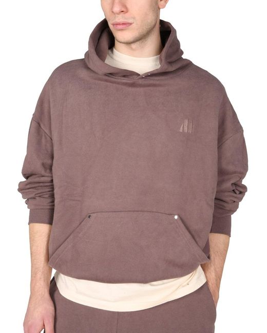 MOUTY Brown Texas Sweatshirt for men