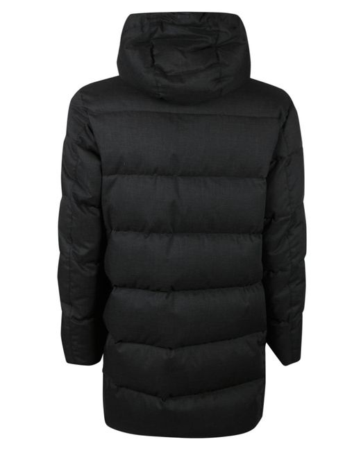 Herno Multi-pocket Padded Jacket in Black for Men | Lyst