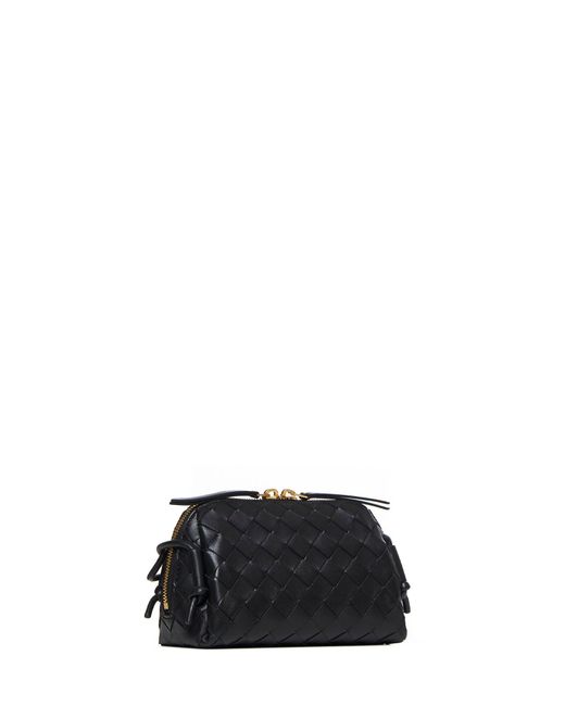 Bottega Veneta White "Intrecciato" Concert Bag