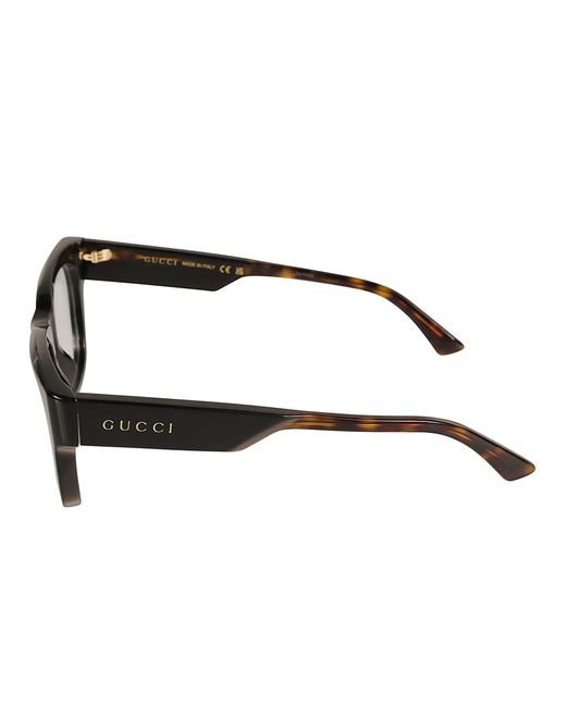 Gucci Black Gg1669O005 Havana Transpar for men