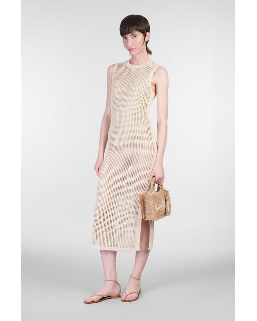 Mc2 Saint Barth White Eileen Long Dress