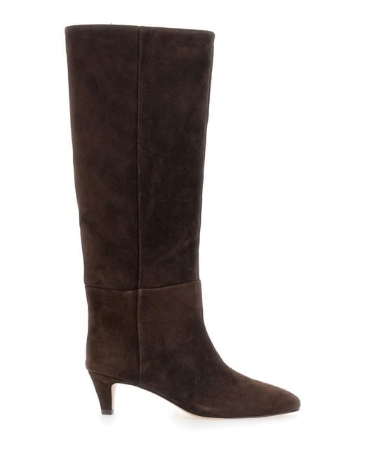 Twinset Brown Boots Leather