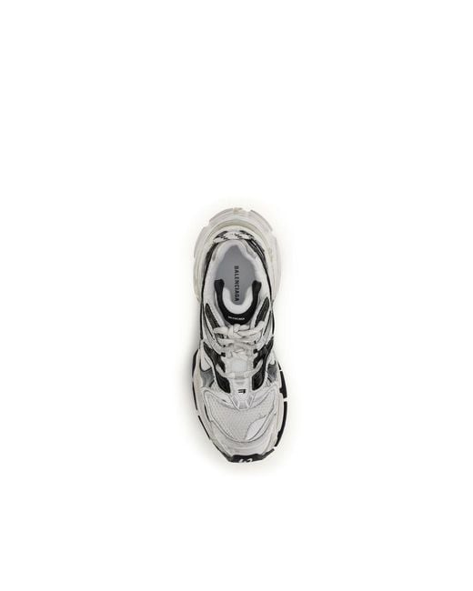 Balenciaga White Polyethylene Athletic Sneakers for men