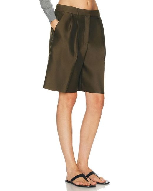 Khaite Green Short Auggie Tailleur Dark