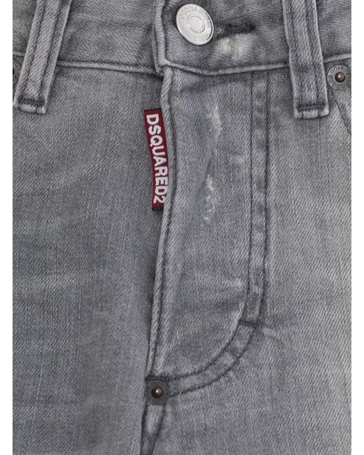 DSquared² Gray Jeans American Denim Cotton for men