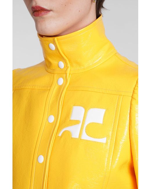 Courreges Yellow Casual Jacket