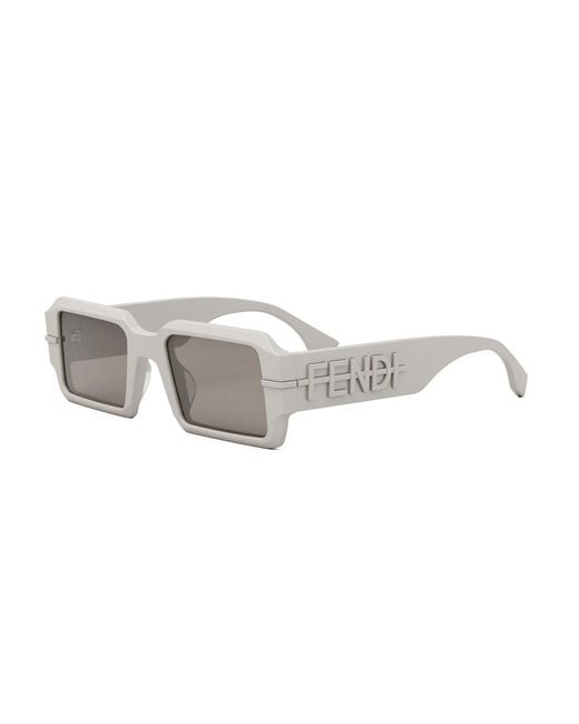 Fendi White Fe40073U 20E 1005Acetate Occhiali Vista