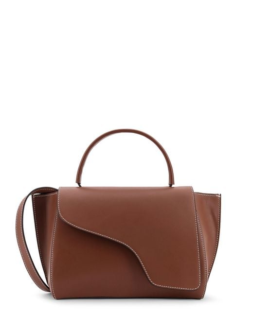 Atp Atelier Brown Arezzo Leather Shoulder Bag