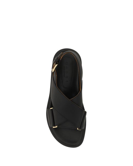 Marni White Fussbett Sandals