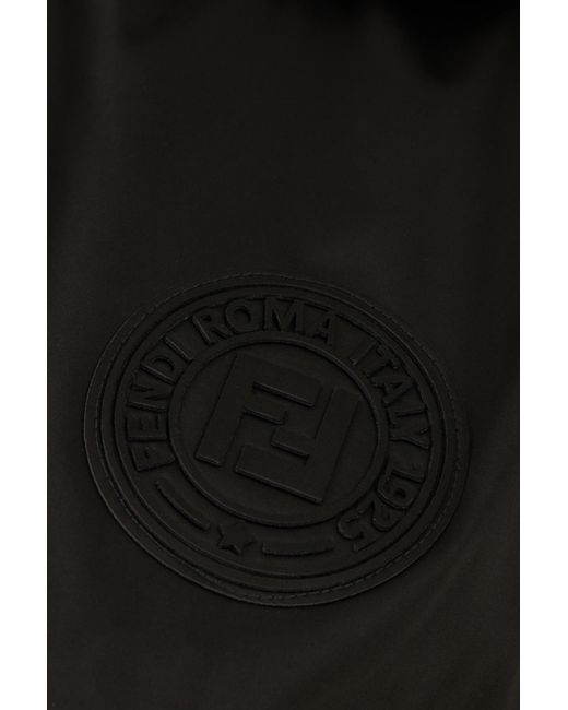 Fendi Black Polyester Sleeveless Jacket