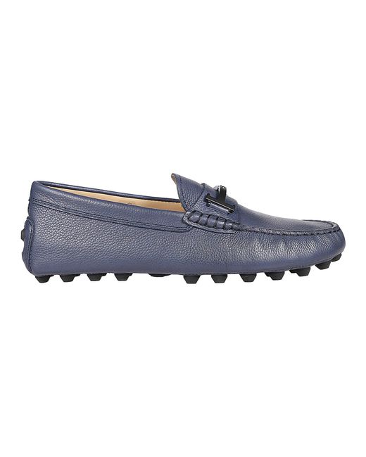 Tod's Blue Double T Time 52K Loafers for men