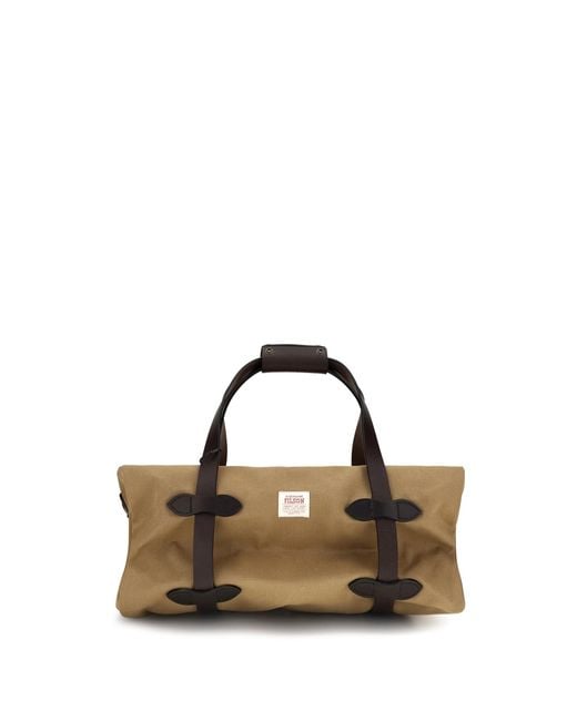 Filson Natural Small Rugged Twill Travel Bag Cotton Shoulder for men