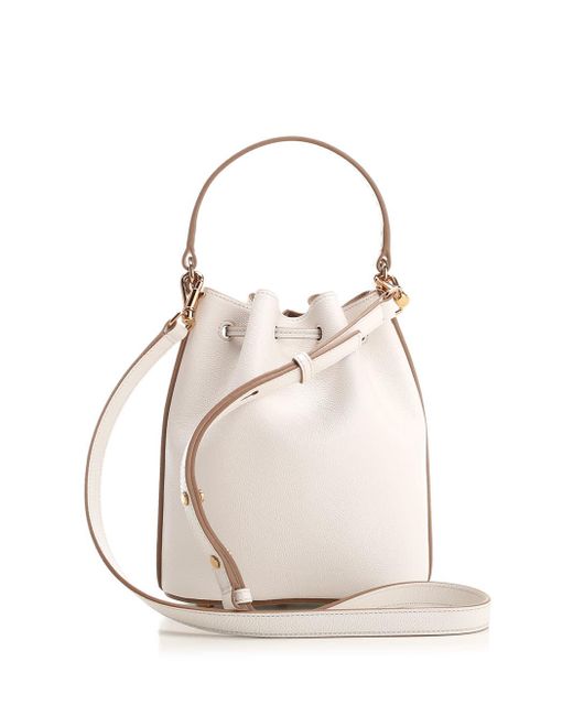 Tod's Natural Micro T Timeless Bucket Bag