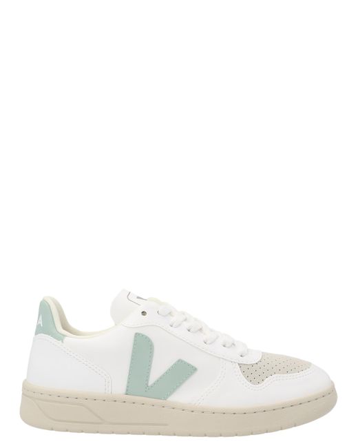 Veja Leather V10 Sneakers in Light Blue (Blue) Lyst