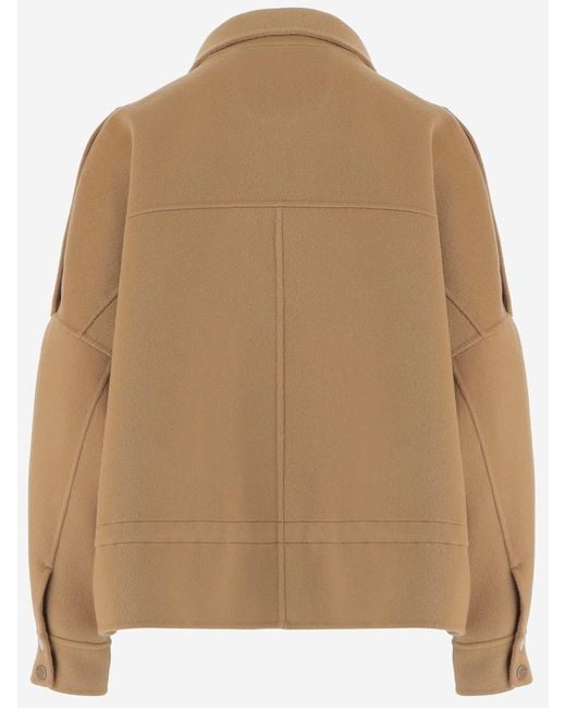 Pinko Brown Wool Blend Jacket