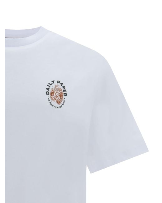 Daily Paper White Identity T-Shirt for men
