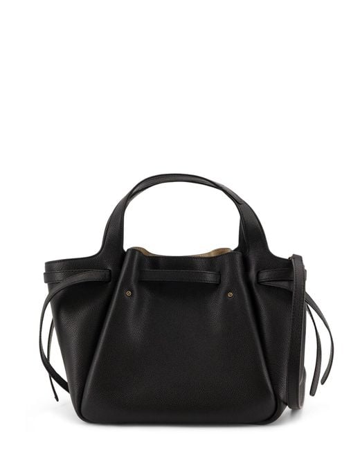 Tory Burch Black Romy Satchel Leather Shoulder Bag