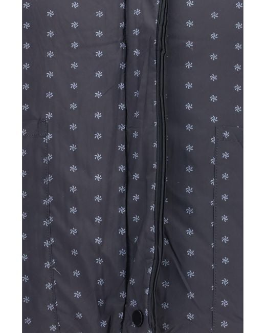 GONGDID DESIGN Blue Puffer Jacket Inner: Goose Down