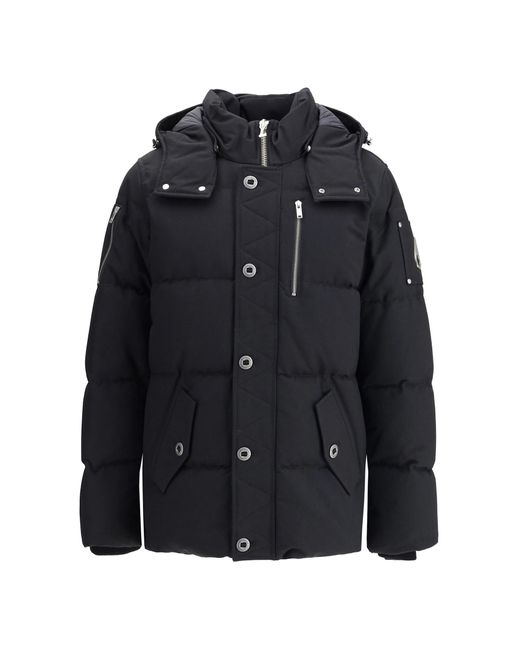 Moose Knuckles Black Original 3Q Neoshear Down Jacket for men
