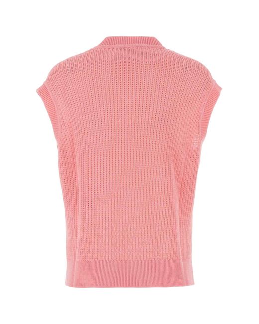 Marni Pink Cotton Vest