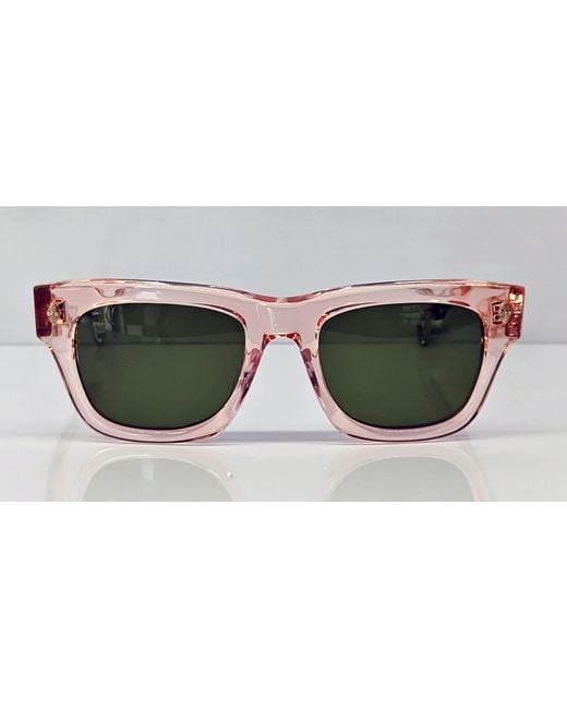 Chrome Hearts Black Dick Fitzener E51 - Pink Crystal - Pink Sunglasses
