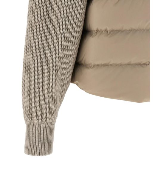 Brunello Cucinelli Natural Polyester Shell Jacket Clothing