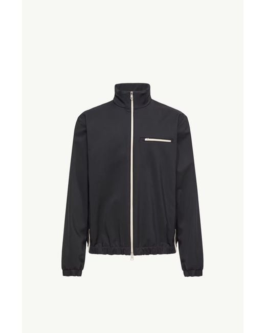 Moncler Black Doudoune Fourioun Bleu Marine Jacket for men