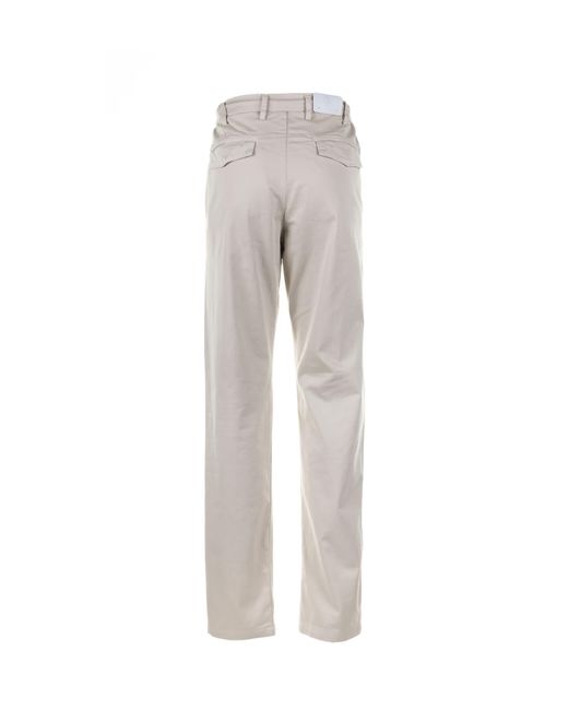 Eleventy Gray Stretch Dove- Trousers With Drawstring for men