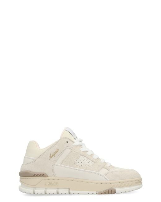 Axel Arigato White Sneakers Area Lo Fluffy Leather Trainers