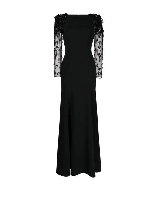 Jenny Packham Black Adulla Dress