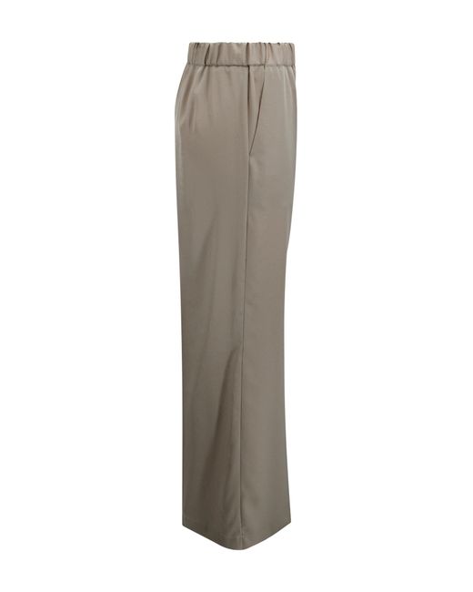 P.A.R.O.S.H. Gray Trousers Polyester