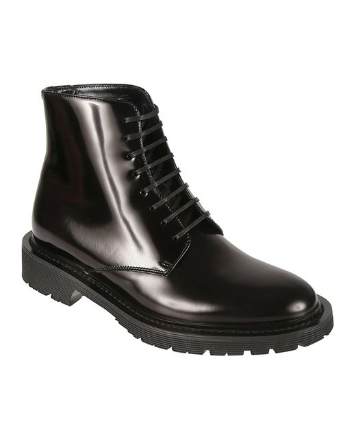 Saint Laurent Army 20 Lace-up Boots 