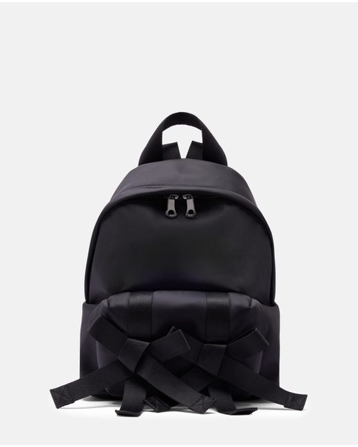 Simone Rocha Black Bow Front Backpack
