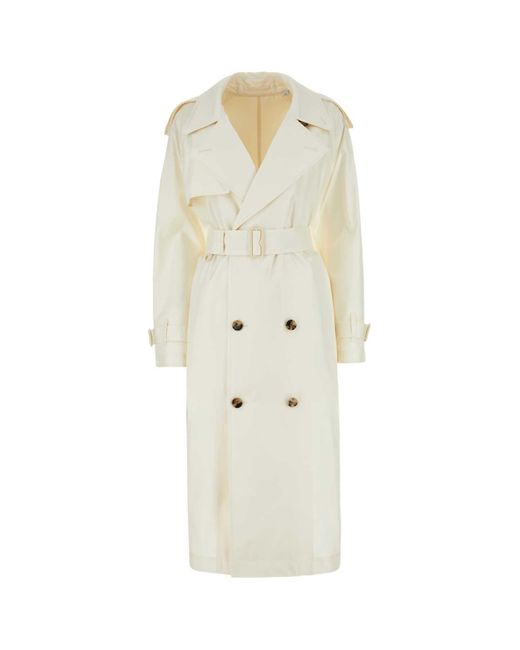 Burberry White Trench