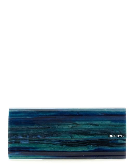 Jimmy Choo Blue 'Sweetie' Clutch