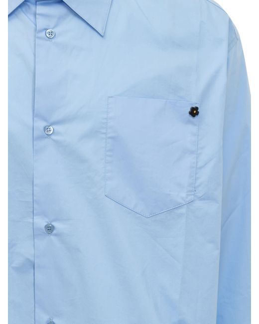 A PAPER KID Blue Shirt for men