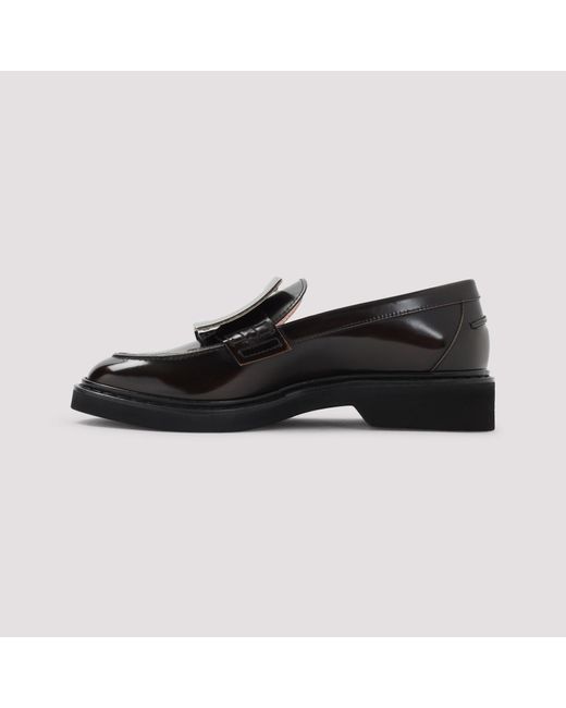 Roger Vivier Black Viv Rangers Met Buc 25 Loafers