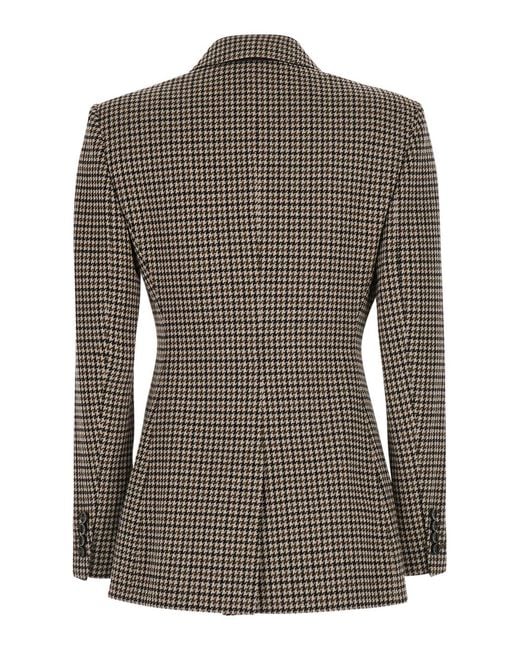 Max Mara Black Double-Breasted Jacket Eccelso Viscose Blazers
