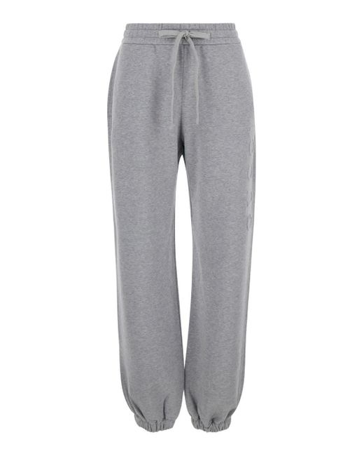 Gucci Jogger Pants With Drawstring in Gray | Lyst